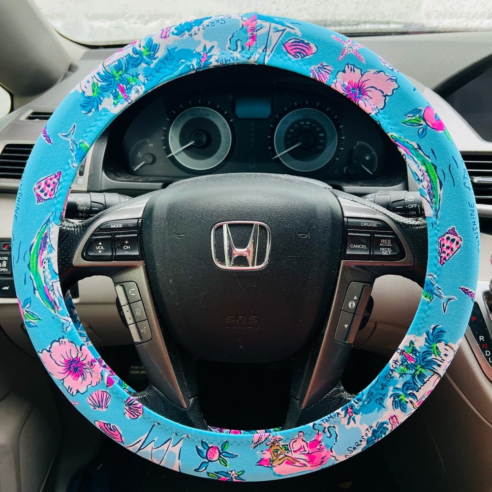 Florida Aqua Blue Steering Wheel Cover